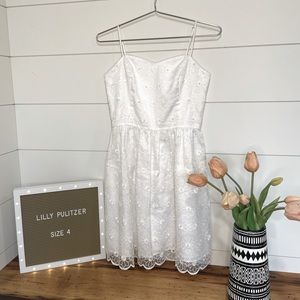 Lilly Pulitzer Floral Lace Dress